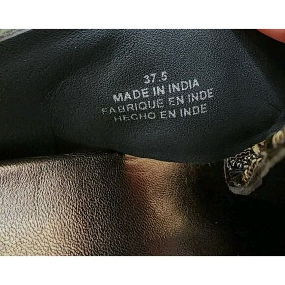 Free People Moon Child Embellished Sandal Women's Shoes Size 37.5 / US 7 - Picture 7 of 7